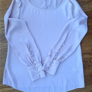 Elegant Blush Pink Women's Top